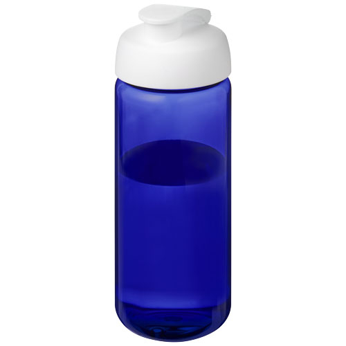 Bouteille sport promotionnelle 600 ml H2O Active® Octave Tritan™ Bleu et Blanc
